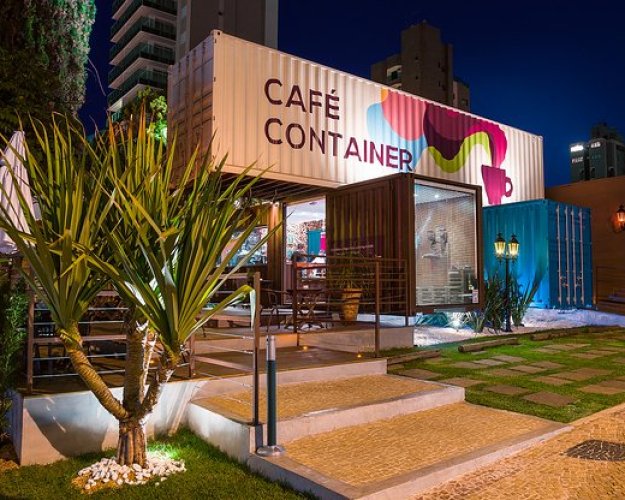 Container cafe mẫu 002